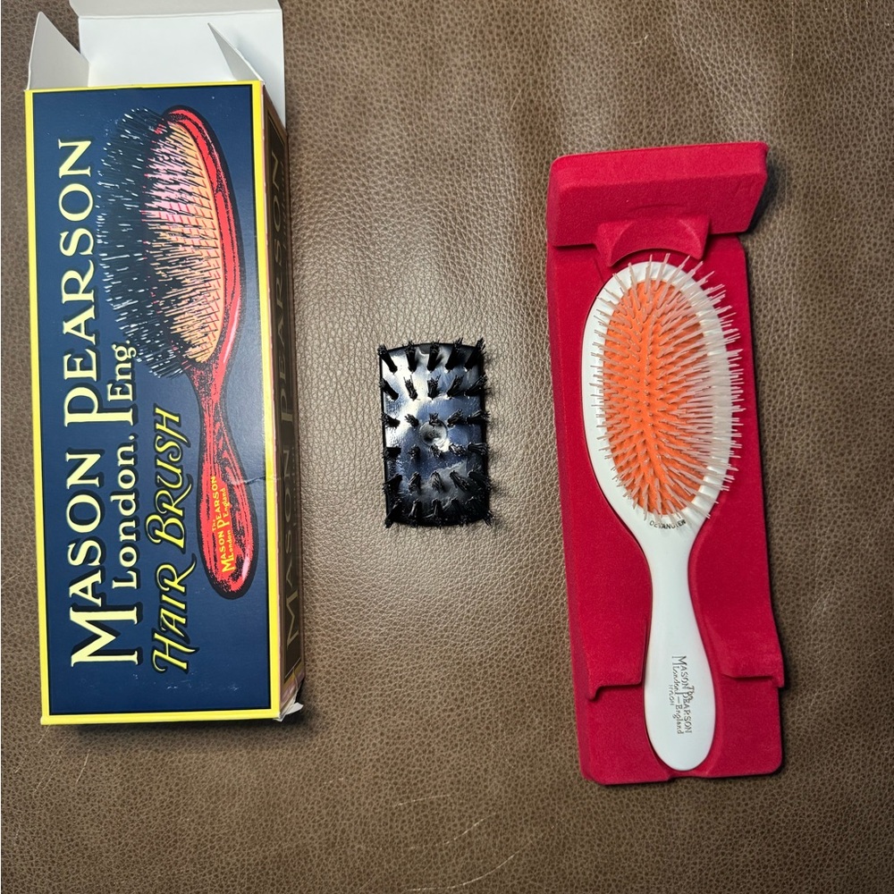 Mason Pearson Hair Brush - White and Orange